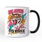 Heaven Lifts its Voice in Praise Christian Mug, Tiger Psalm 19:1 Bible Verse Gift